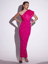 Off-ShoulderDiamond Bandage Evening Dress